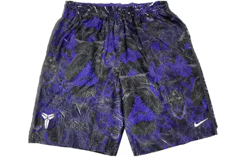 Nike Basketball sports purple shorts, french style, elastic waist