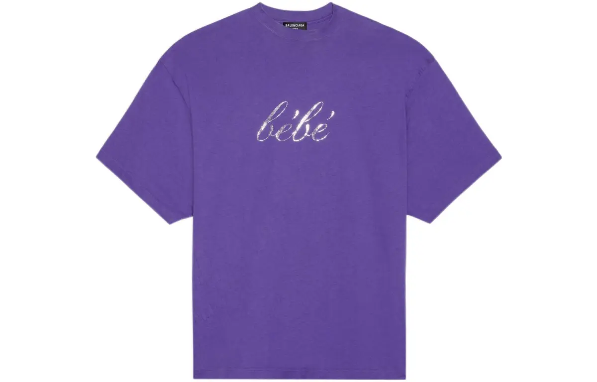 Balenciaga T Shirt Women's Purple