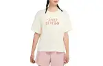 Nike Drop Shoulder Sleeve T Shirt Women's Apricot