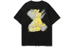 Li Ning x Disney Collaboration Collection Sports Fashion Collection Drop Shoulder Sleeve T Shirt Women's Black
