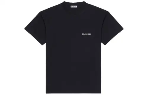 Balenciaga Large Fit T shirt Black