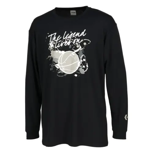 Converse SS25 T Shirt Unisex Black/Silver