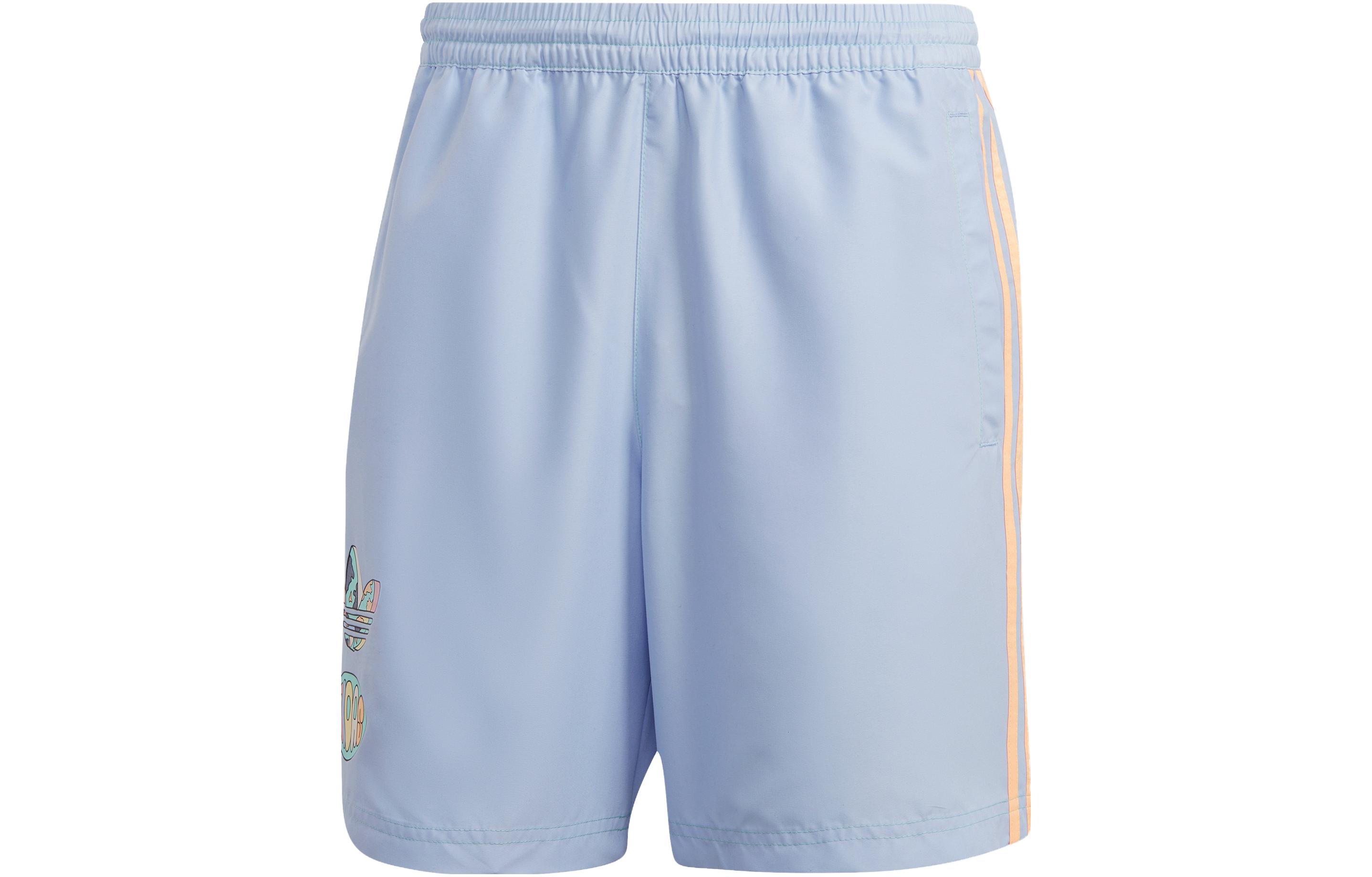 Adidas Originals Sports Shorts Men’s Light Pink Blue Moderate