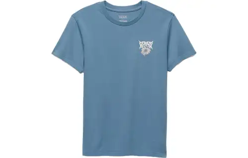 Vans T Shirts Women's Blue Crew Neck Moderate Straight Fit