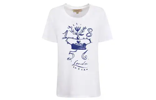 Burberry Regular T Shirt Women's White