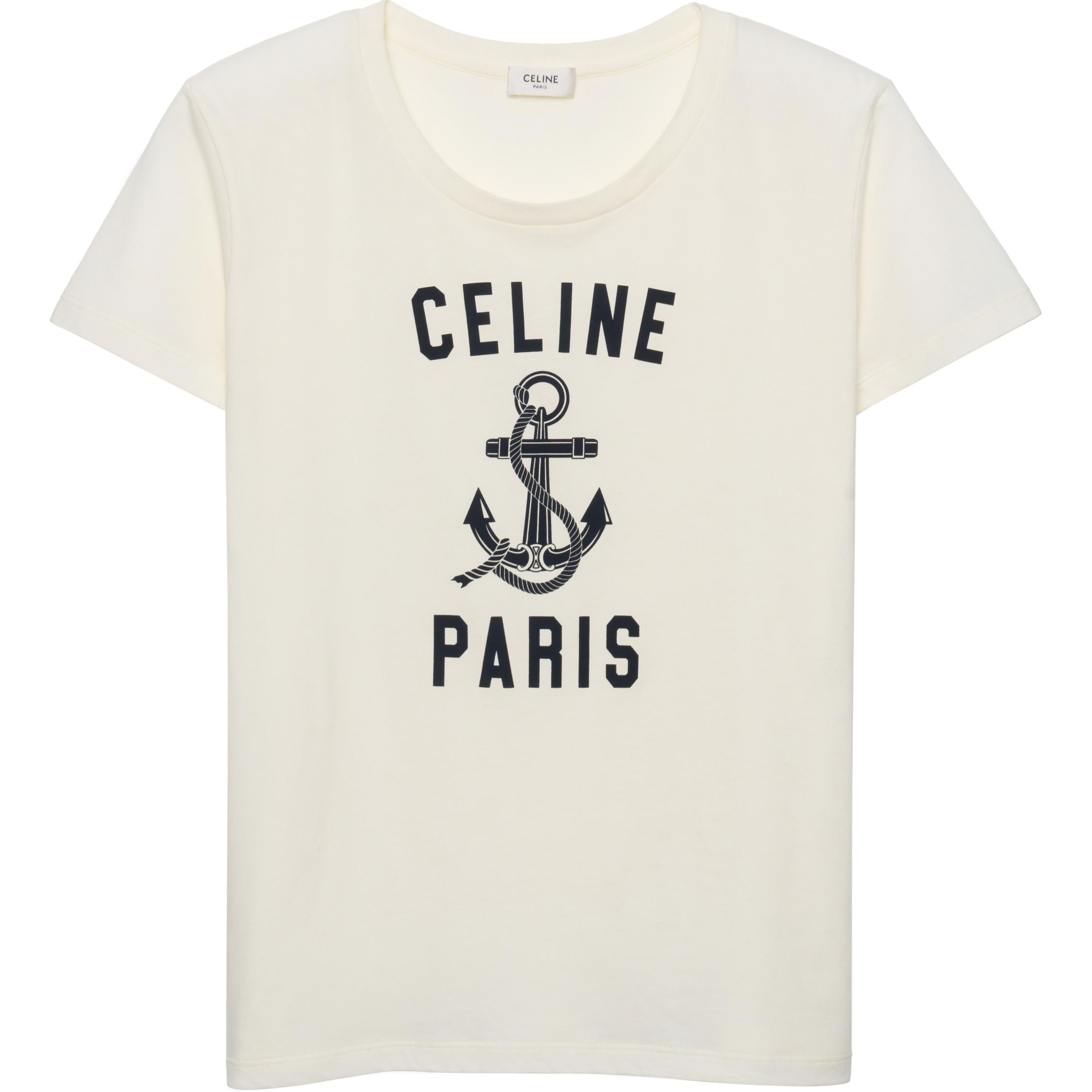 Женская футболка CELINE (белая)