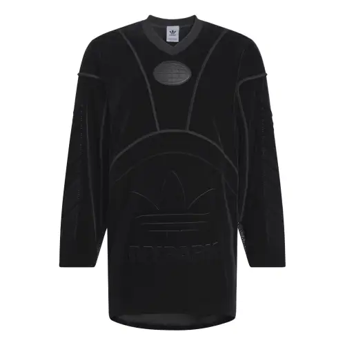 Adidas Originals Soccer Jerseys Unisex Black Moderate Straight Fit