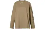 Timberland T Shirts Women's Khaki Crew Neck Moderate Straight Fit