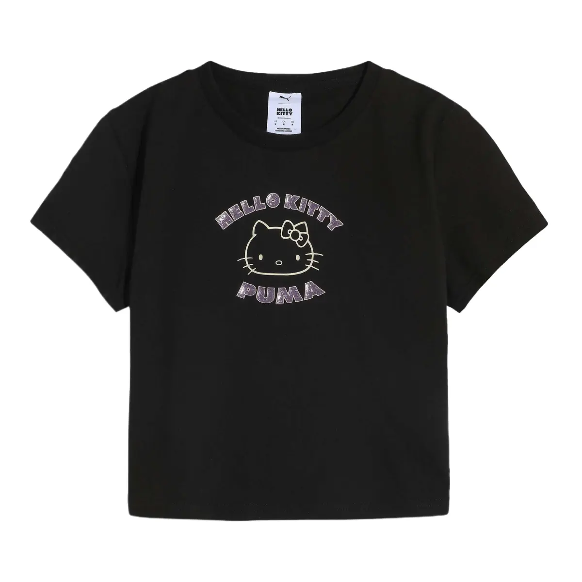 PUMA x Hello Kitty Graphic Regular T Shirt Women's Black