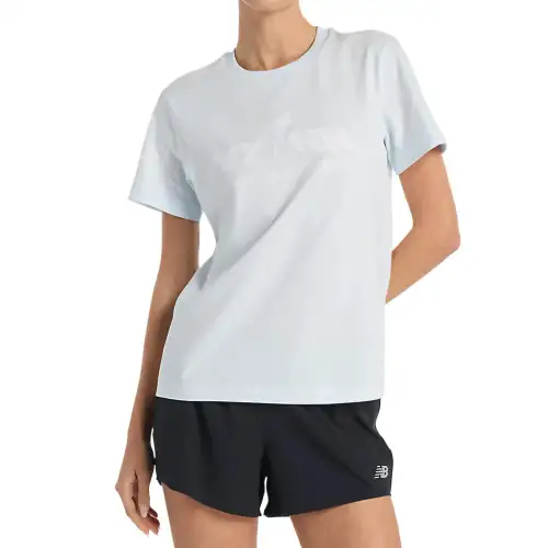 New Balance Run For Life Regular T Shirt Women's Blue