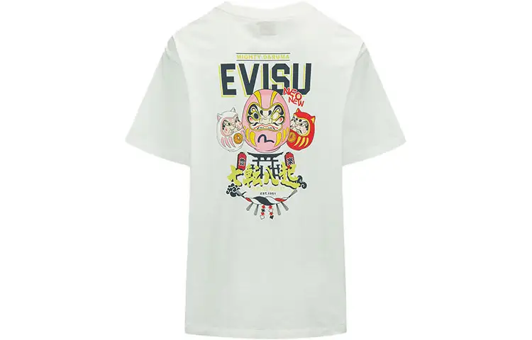 EVISU Drop Shoulder Sleeve T Shirt Women's