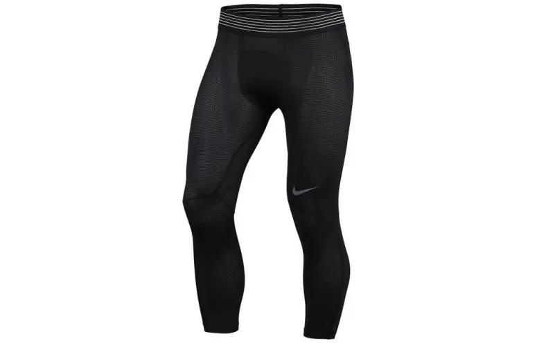 Nike Sports Pants Men's Black Moderate Cuffed Pants