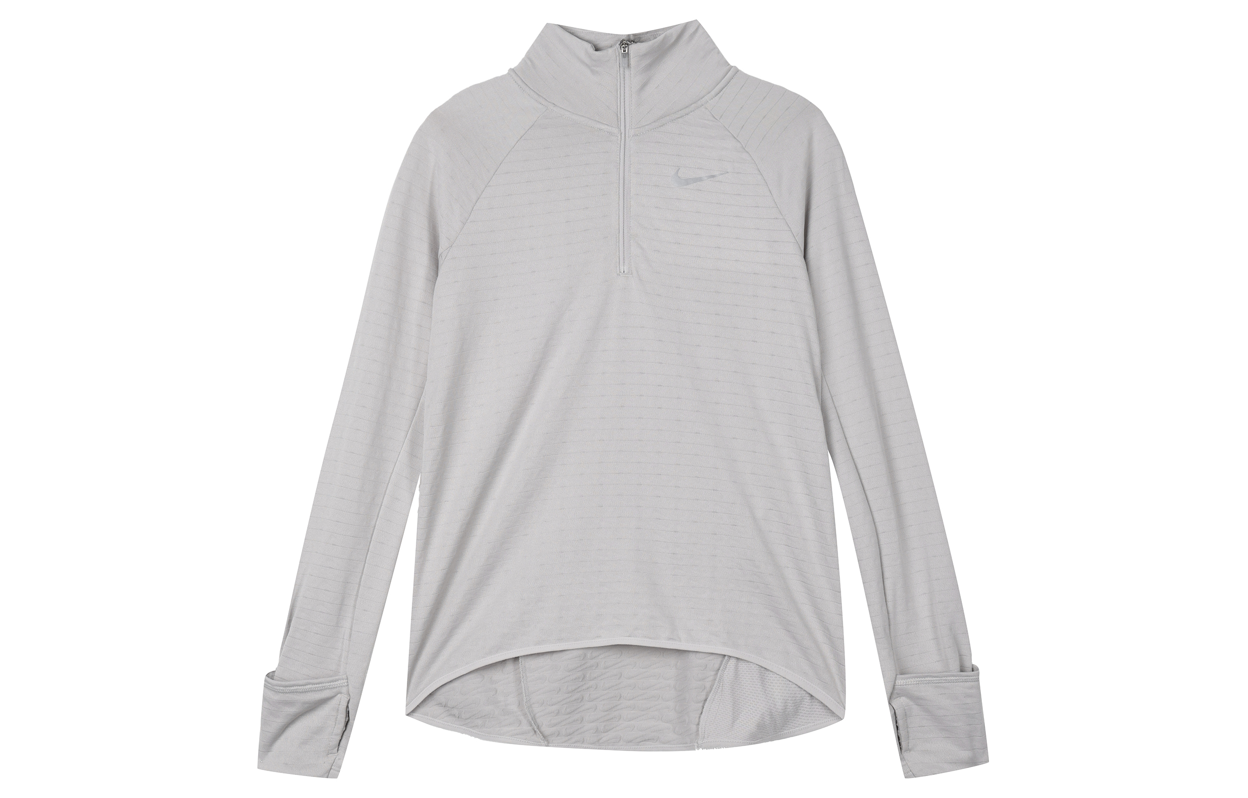 Женская футболка Nike THERMA-FIT (светло-серая)