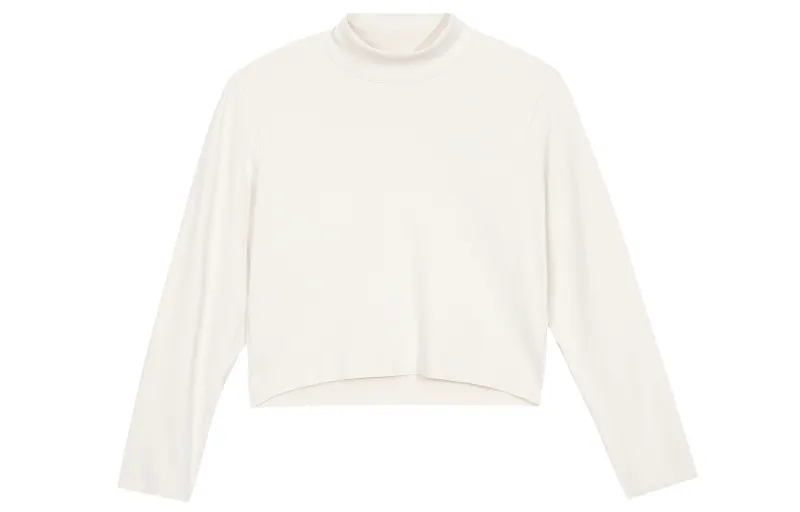 Nike T Shirts Women's Light Earth Umber/Multicolor Half Turtleneck Moderate Other