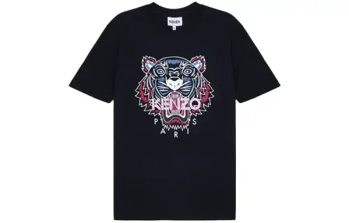 KENZO Classic Tiger Head SS22 T Shirt Women's Black