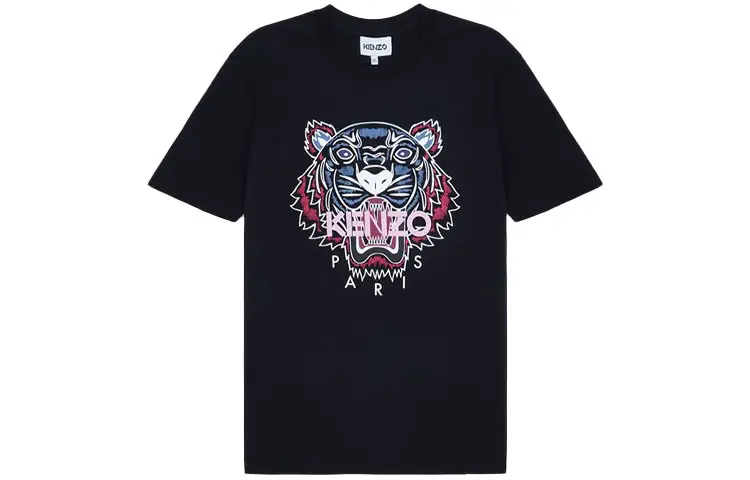 KENZO Classic Tiger Head SS22 T Shirt Women's Black