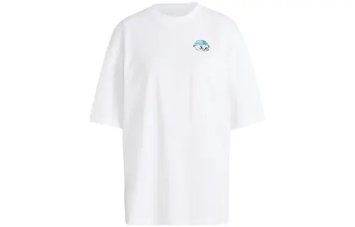 Adidas Originals T Shirts Women's White Crew Neck Moderate Other
