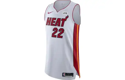 Nike NBA AU Player Edition 22-23 season Digital letters League limited Heat Butler Basketball vest No. 22 Men and Women White