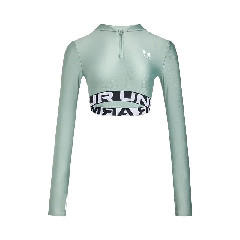 Under Armour HeatGear SS25 T Shirt Women's Lime Green