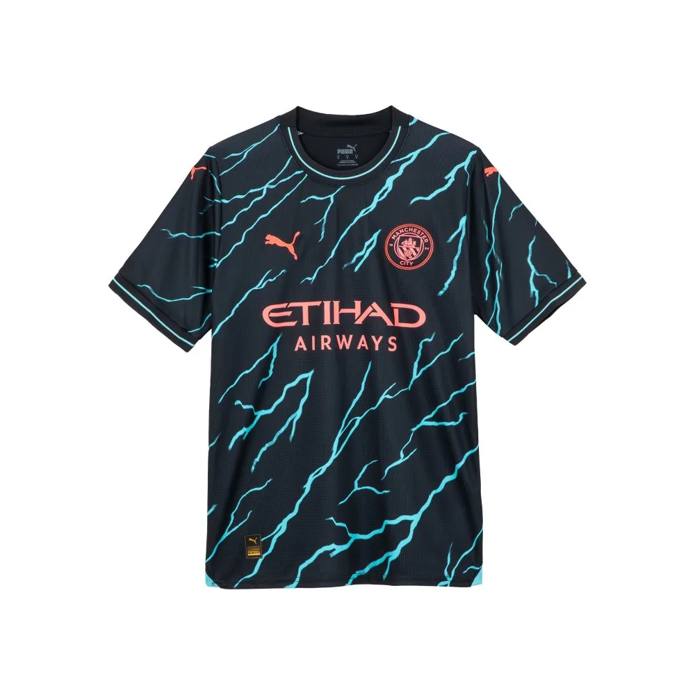 PUMA Manchester City Soccer Jersey Fan Edition Men's Dark Marine Blue