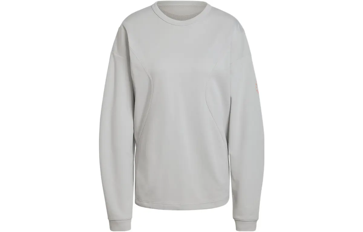 Adidas Clothing T-Shirts Women's Gray Crew Neck Moderate Straight Fit