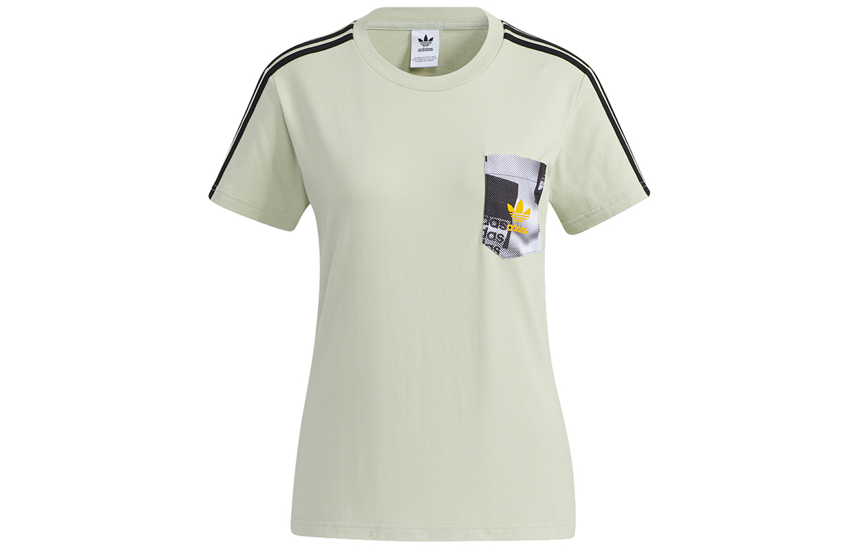 Женская футболка adidas originals (светло-зеленая)
