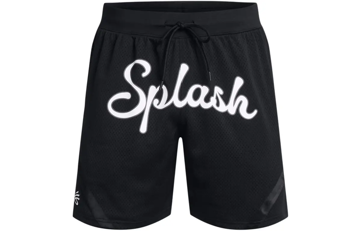 Under Armour Curry Mesh Sports Shorts Men's Black