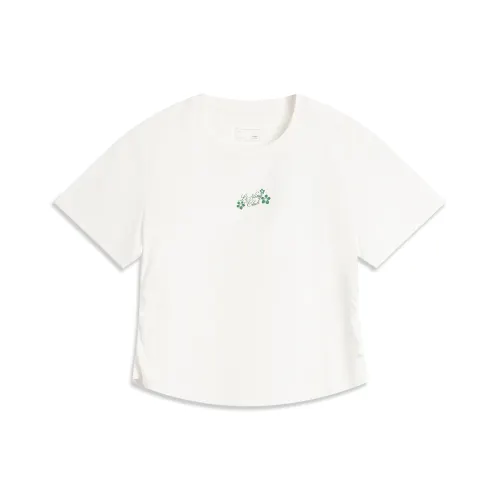 Li Ning Sports Life Collection T Shirt Women's Ivory