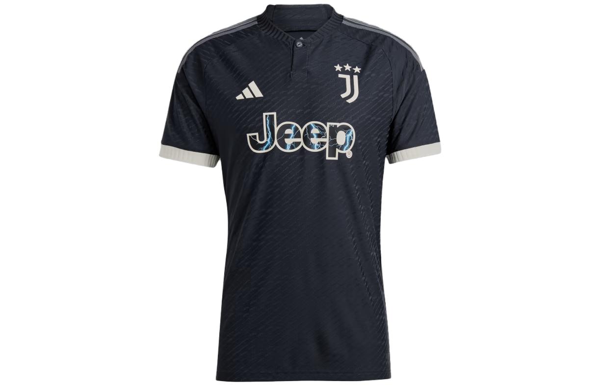 Adidas Juventus Soccer Jerseys Men’s Black Moderate Straight Fit