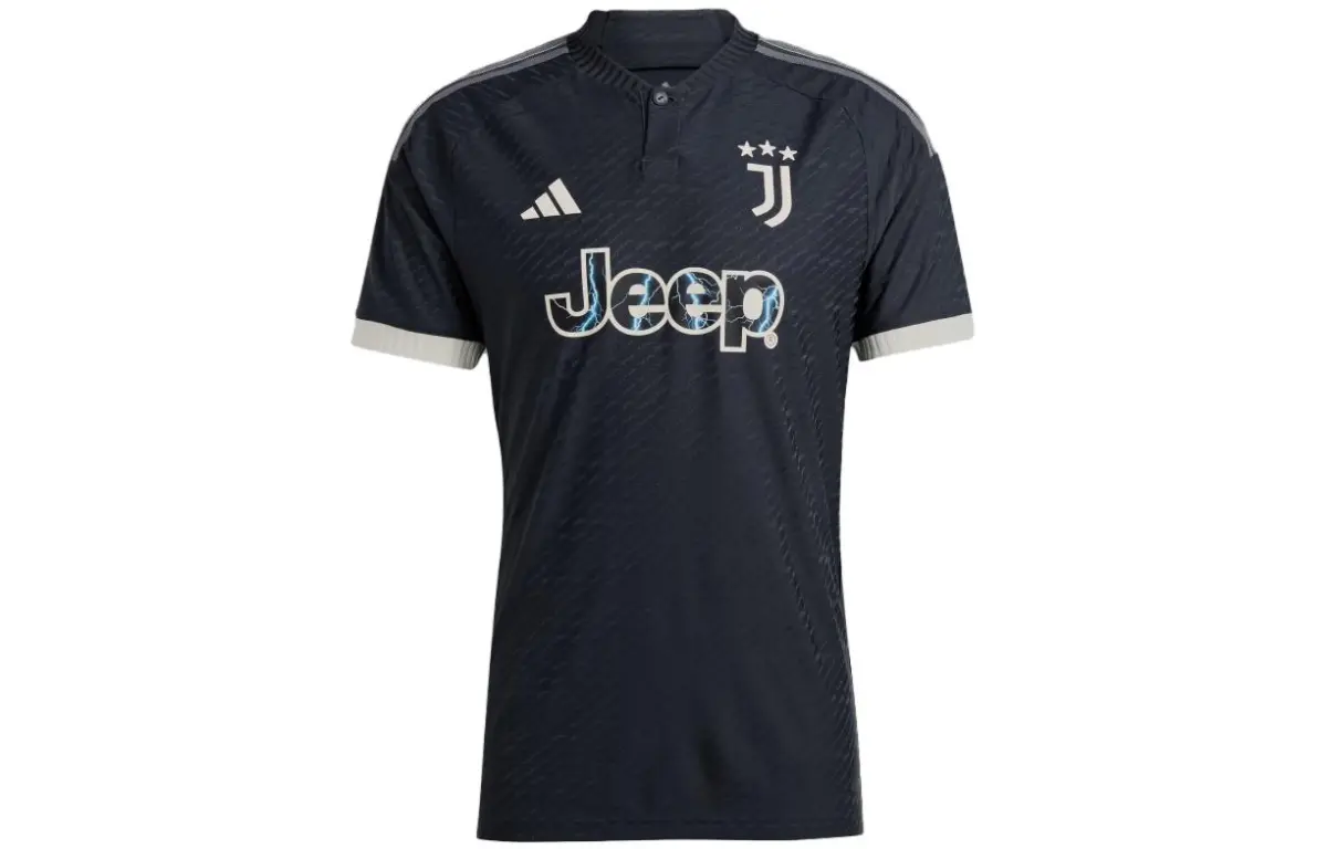 Adidas Juventus Soccer Jerseys Men's Black Moderate