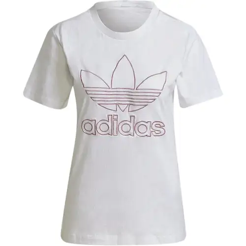 Adidas Originals Set in Sleeve T Shirt Women's White