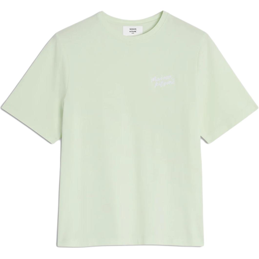 Женская футболка Maison Kitsune SS25 (мятная)