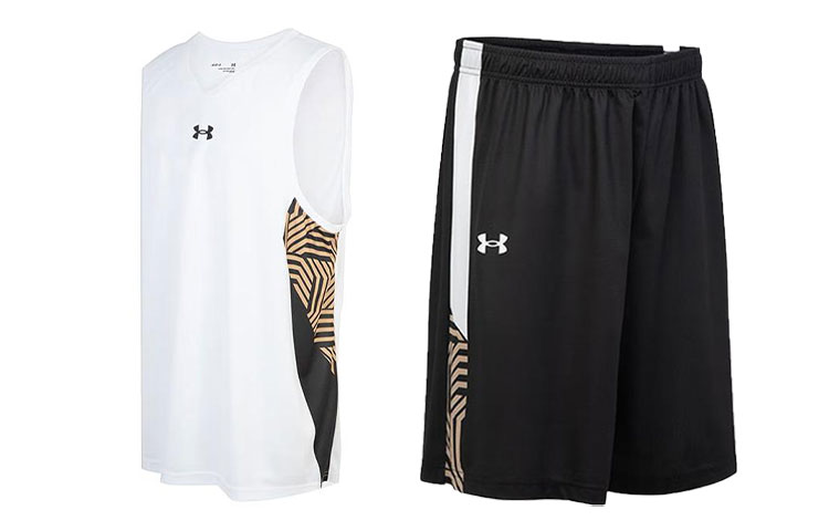Under Armour Basketball Suit Men’s White+Black