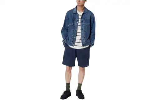 UNIQLO Casual Shorts Men's Dark Blue
