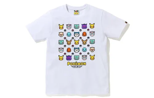 Bape X Pokemon Kids Tee #6 White
