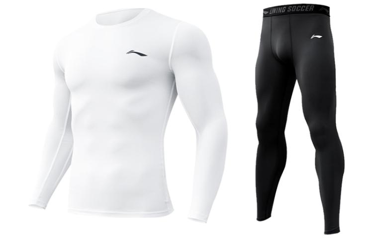 Li Ning Fitness Sets Men’s Crew Neck Moderate