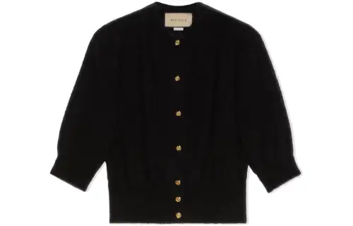 【Previous Season】fine knit cropped mohair cardigan