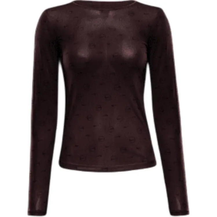 Nike Sportswear T Shirt Women's Dark Purple Burgundy