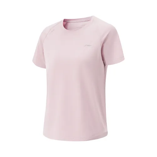 Li Ning T Shirt Women's Galalith Pink