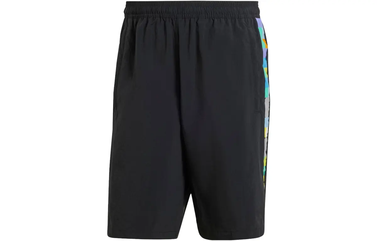 Adidas Manchester United Sports Shorts Men's Black Moderate Straight Fit Pants