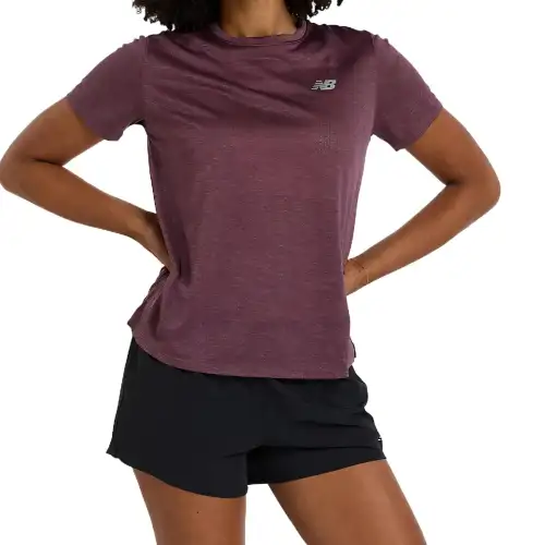 New Balance NB Athletics Regular T Shirt Women's Purple