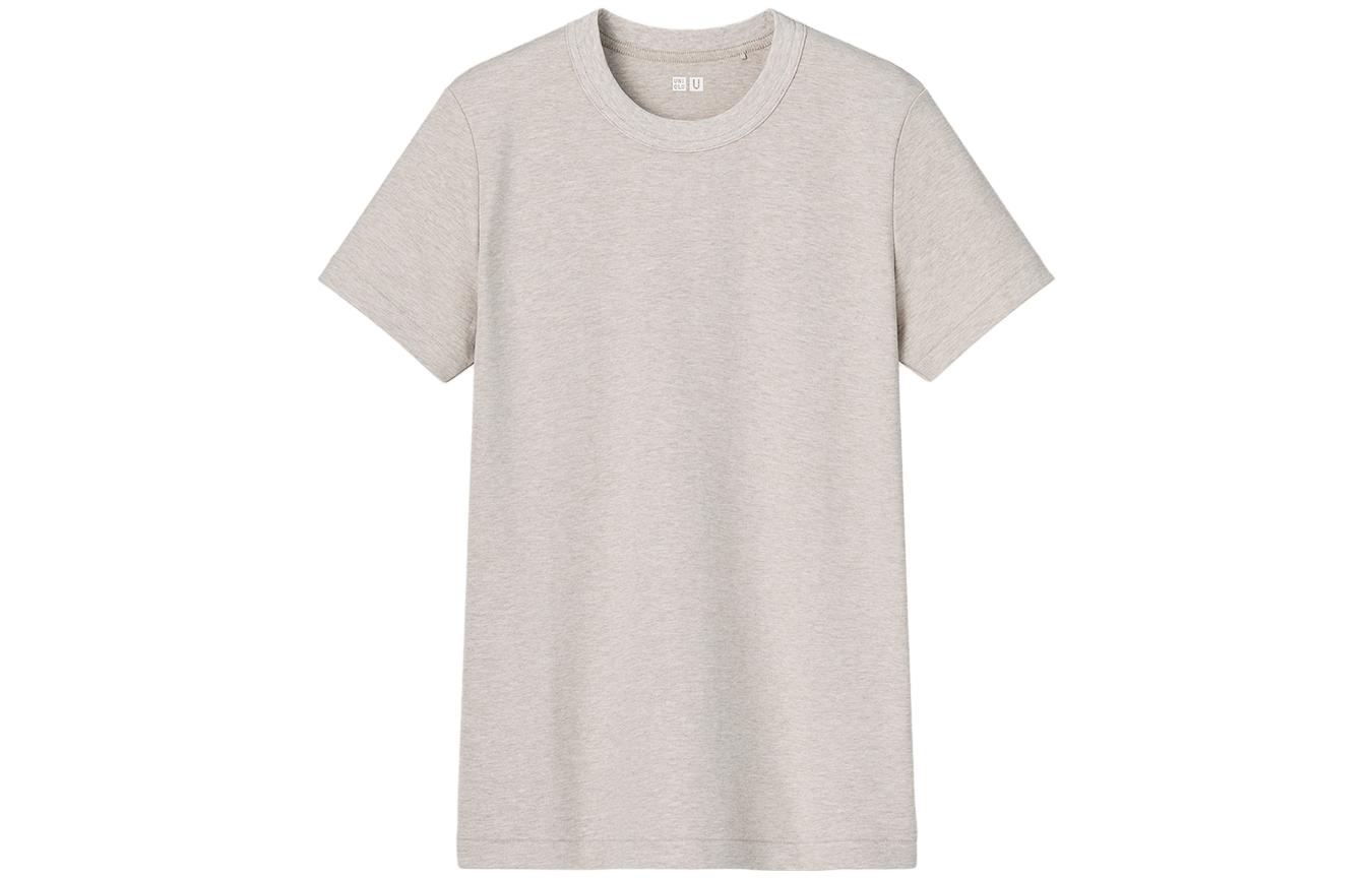 Женская футболка UNIQLO SS24 U (бежевая)