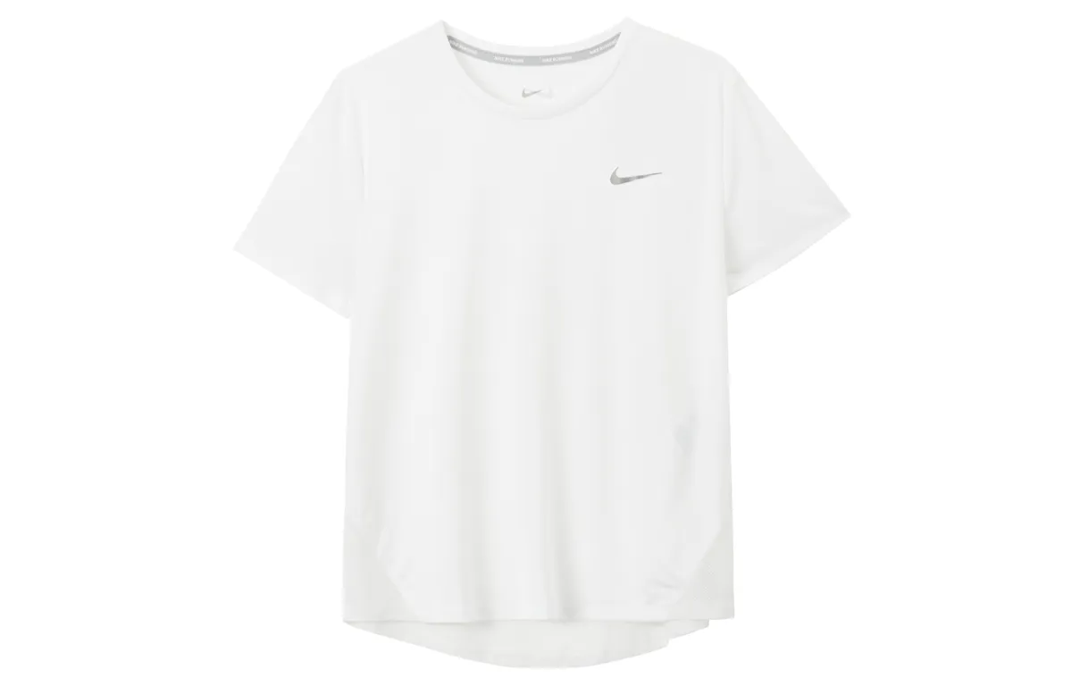 Nike T-Shirts Women's White Crew Neck Moderate