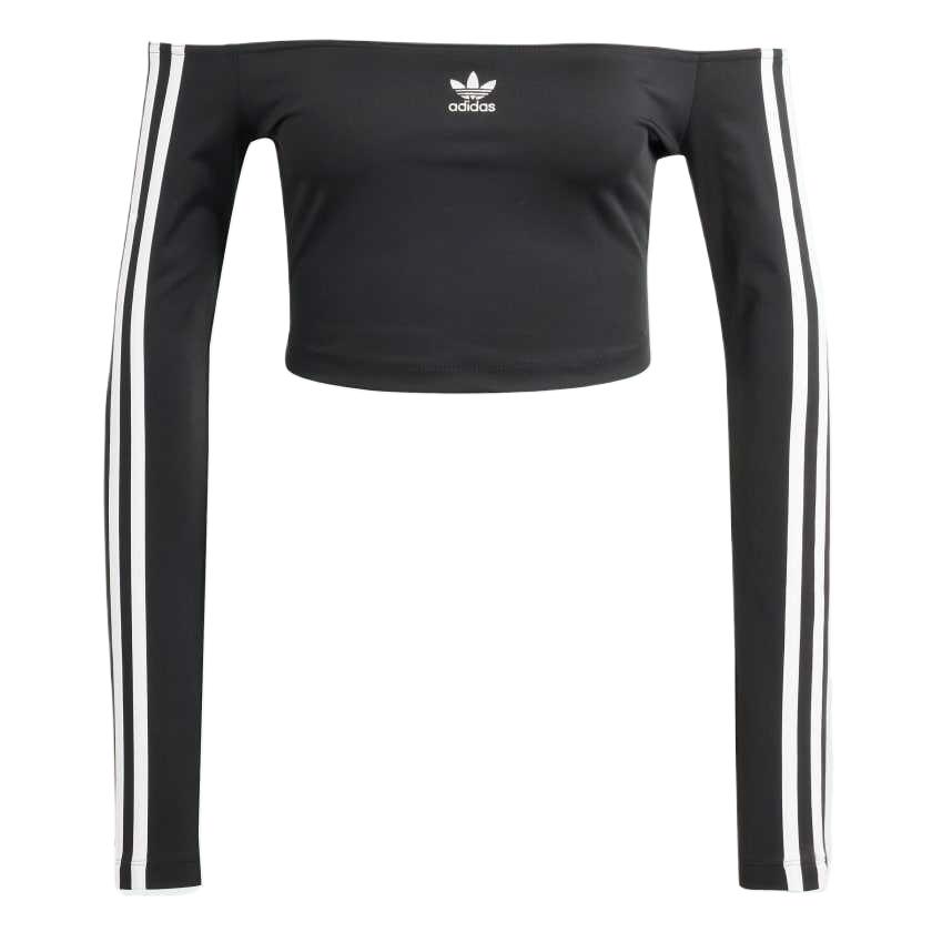 Женский лонгслив adidas (черный)