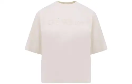 OFF-WHITE logo-embossed cotton T-shirt