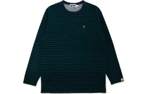 A BATHING APE Head Series T Shirts Women's Crew Neck Moderate Straight Fit