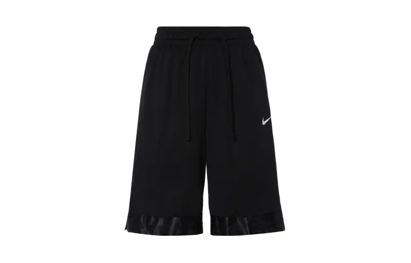 Nike Basketball Shorts Men's Black Moderate Straight Fit Pants