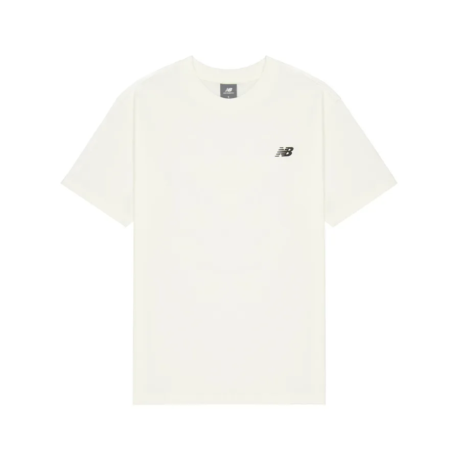 New Balance T Shirt Unisex Sea Salt White