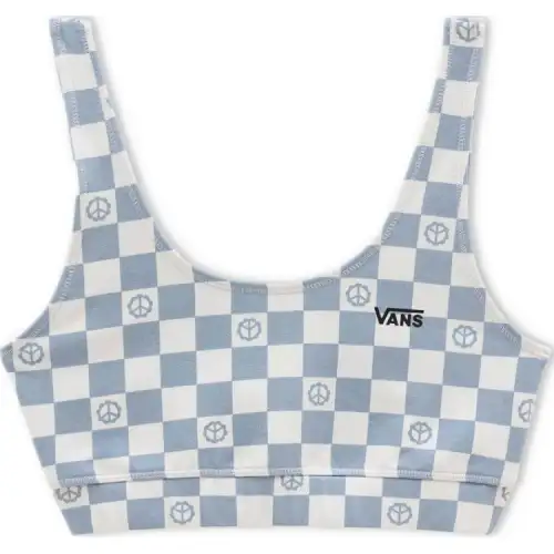 Vans Tank Tops Women's Blue Crew Neck Other
