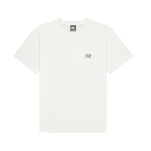 New Balance T Shirt Unisex Sea Salt White